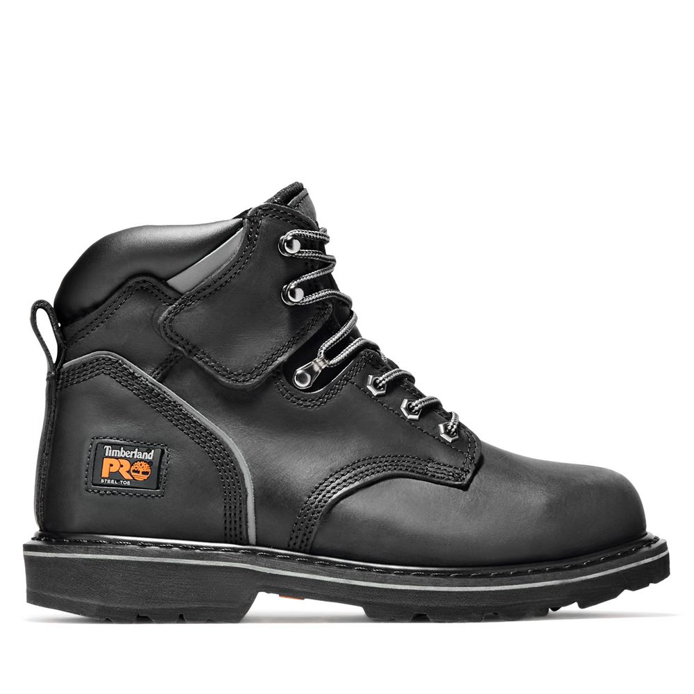 Bocanci De Muncă Timberland Barbati Negrii - Pro® Pit Boss 6" Steel Toe - Romania - FGCMAP297